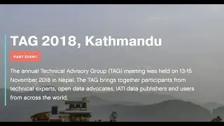International Aid Transparency Initiative TAG 2018 (World Vision International) - English