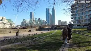 View from the Park,Near Thames river-London,United Kingdom