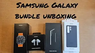 Распаковка комплекта Samsung Galaxy. Samsung Galaxy S25 Ultra, Galaxy Buds Pro 3, Galaxy Watch Ul...