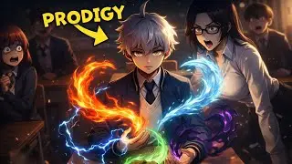 He Controls All Five Elements at School! | Manhwa Hindi Recap