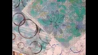 SERIES: Mixed Media Fun: De-stash & Re-Vamp using a Gelli Plate