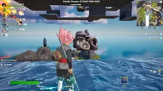 Fortnite olny up goku serrage !!!
