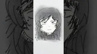 Adoを独特すぎる描き方で描いてみた！#おどるポンポコリン
