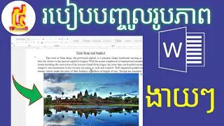 Lessons 5: របៀបបញ្ចូលរូបភាព / How to insert Picture / Basic Word / Inspire Learning