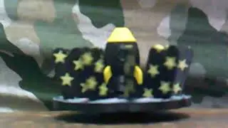 Animated Black/Yellow/Glow Colors Shooting Stars Galaxy Zoetrope Fidget Spinner