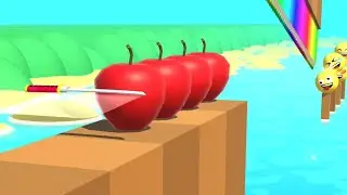 Flying Cut! Satisfying and Relaxing ASMR Slicing Gameplay Video