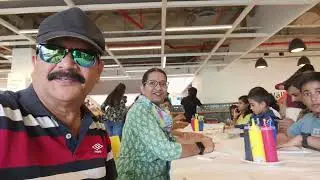 IKEA, Nagasandra, Bangalore , conducts Cushions Painting Workshop.#ikea #ikeastore  