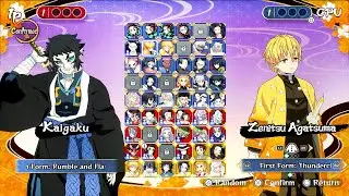 Demon Slayer Hinokami Chronicles 2 - All Characters & Costumes Showcase (Kaigaku DLC)