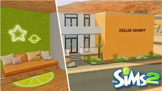 🏡Orange Dorm - Part 2 🏡| The Sims 2 | Speed Build