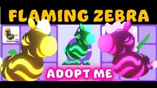 🦓 TRADING my MEGA FLAMING ZEBRA for a BIG WIN in Adopt Me!  #roblox #adoptme #adoptmetrades