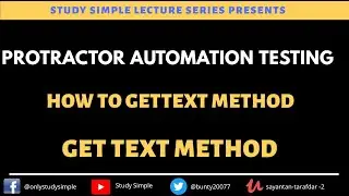 Protractor GetText Method | How to use gettext method in Protractor Automation Testing