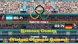 Argentina 🇦🇷 vs Germany 🇩🇪 Pixel Cup Soccer Women's ⚽ Quarterfinal ⚽ Nemean Games