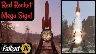 Fallout 76: Red Rocket Mega Sign!
