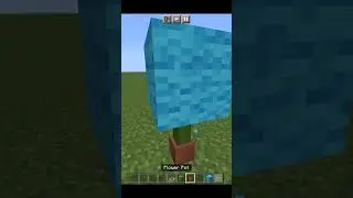 Snow Pea| Plants Vs Zombies Build Design in Minecraft #shorts