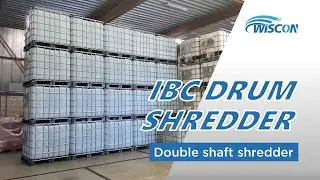 IBC Shredder/IBC Tank Shredding/IBC Tote Recycle/Barrel Shredder