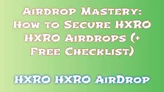 Get Free HXRO HXRO Airdrop  |  Discover HXRO HXRO Airdrop Exchange Options
