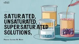 Saturated, Unsaturated, & Supersaturated Solutions | Lecture by Misha