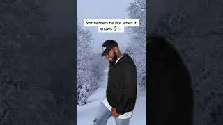 Northerners vs Southerners: Who Handles Snow Better? #shorts #snow #southern