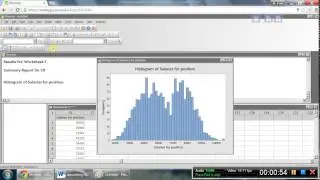 Check histograms for multimodality and compare measures of center.