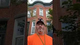 1915 Baltimore Row Home Attic Exposed #insulation #airsealing #energyaudit