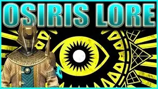 Destiny | Character Lore - The Tale of Osiris Destiny Lore (THE GREATEST WARLOCK OF THE VANGUARD)