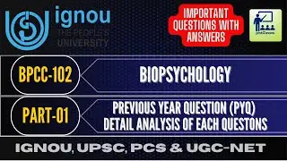 IGNOU BPCC-102 PYQ AND MOST IMPORTANT QUESTIONS  PART- 01 (ENGLISH+HINDI)
