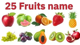 फलों के नाम हिंदी और अंग्रेज़ी में | Fruits Name for kids| Fruit video.