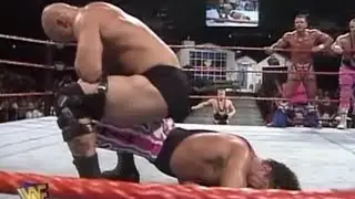 The Hart Foundation vs. Goldust, Ken Shamrock, Steve Austin & LOD (IYH Canadian Stampede 7/6/1997)