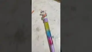 Unboxing a unicorn 🦄 liquid pen 💓❤️#amazing#uma art and craft ❤️❤️.