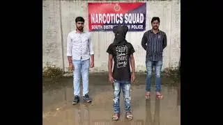 FOREIGN NATIONAL DRUG PEDDLER ARRESTED BY NARCOTICS, SOUTH DISTRICT.