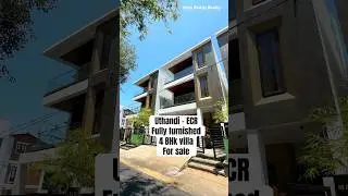 Uthandi fully furnished 4 BHk villa for sale #amsundar #realestate #dreamproperty #exclusivehomes