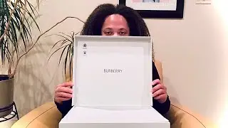 Распаковка вязаных кроссовок Burberry Check Knit Box + немного разговора с креативным директором.