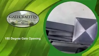 How To Hang a Driveway Gate To Be At 180 Degree Of Opening