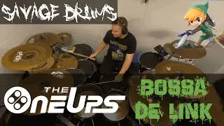 Metal Drummer Attempts Bossa Nova | The OneUps - Bossa De Link - Drum Cover