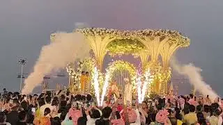 The large Indian wedding 💍💒 #youtubeshorts #shortvideo #love #wedding #viral #ytshorts #like #travel