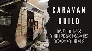 Vintage Caravan renovation - walls & bunk beds