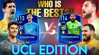 SUPERMAN SAVES! Review on UCL Thibaut Courtois VS UCL Donnarumma | FIFA mobile 22 (Best GK?!)