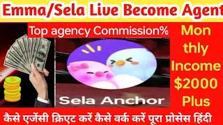 #Emma/#Sela #Live kaise agency create kare kaise host join kare pura Process #live #hosting #agency