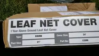 Leaf net cover for swimging pools good idea yes or no?🤔 let me know if you have one.