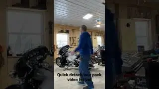 Harley Davidson Quick Detatch Tour pack install (Electra Glide Ultra Limited)