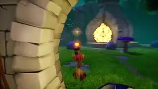 Spyro 3 -Year of the Dragon - Spooky Swamp Using Sparx Gem Finder - Game audio only