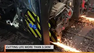 Dynamic rail milling