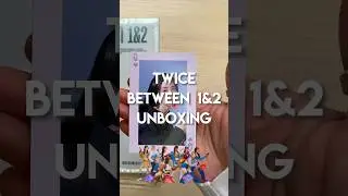 TWICE Album Unboxing is already available on my channel!! 🩶🤍 #kpop #unboxing #twice #between1and2