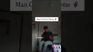 Han Zimmer- Man Of Steel Theme  #shortvideo #guitarshorts