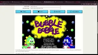 Opening to Bubble Bobble (DOS Game, 1989)