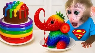 Monkey Baby Shark | Nursery Rhymes & Kids Songs |Bobby Kids Songs #monkey #monkeybaby #animalshome