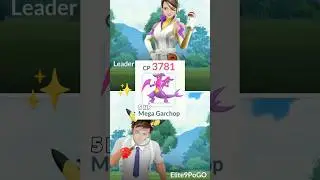 5 HP✨️Mega Garchomp Destroy Leader Sierra Badly in #pokemongo