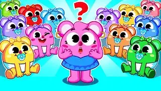 Where Is My Real Baby Color? 🎨 SUBSCRIBE for Funny Kids Songs & Nursery Rhymes♥️