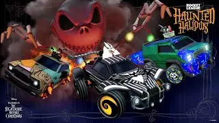 ROCKET LEAGUE THE NIGHTMARE BEFORE CHRISTMAS ITEMS