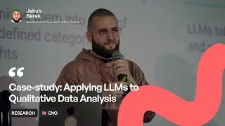 [ENG] Jakub Serek | Case-study: Applying LLMs to Qualitative Data Analysis | WaysConf 2025